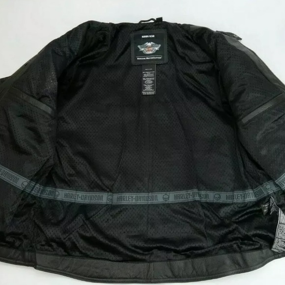 Harley Davidson roadshow Buffalo leather jacket - Picture 4 of 7